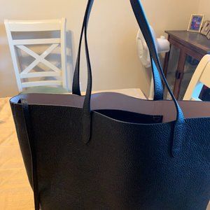 Cuyana Black Classic Structured Tote